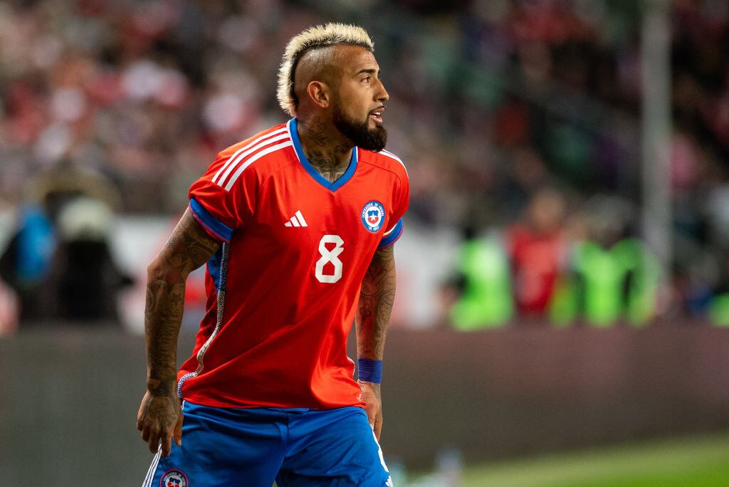 Arturo Vidal, jugador de Chile. Foto: Getty Images.