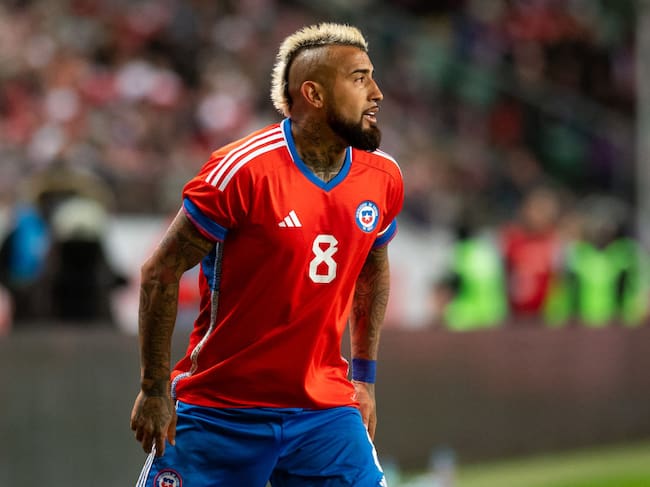 Arturo Vidal, jugador de Chile. Foto: Getty Images.