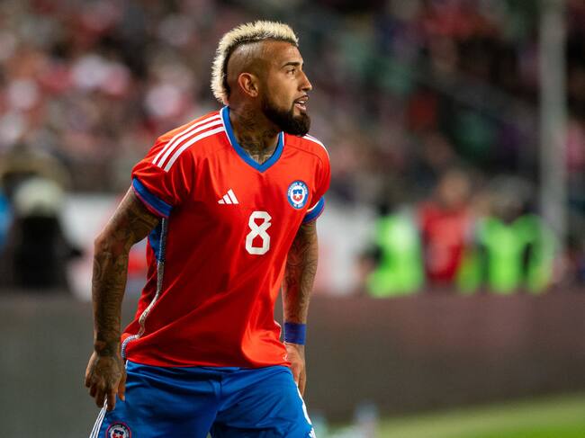 Arturo Vidal, jugador de Chile. Foto: Getty Images.