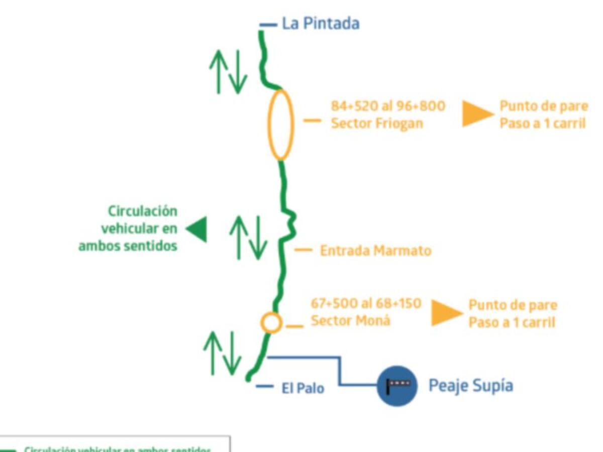 Concesión Pacífico Tres modifica cierres entre La Felisa y La Pintada