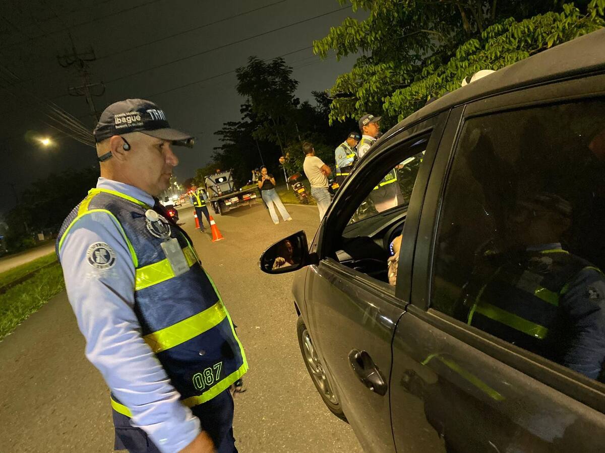 Encontraron 12 conductores borrachos en el fin de semana en Ibagué