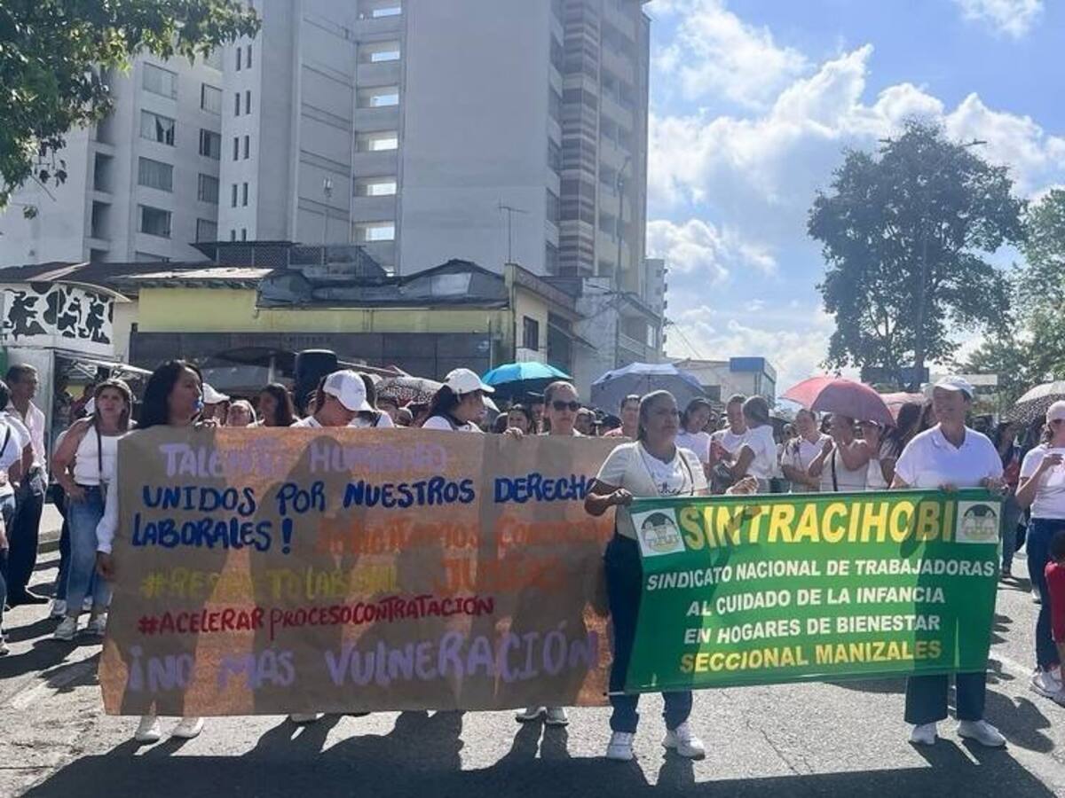 Madres comunitarias del ICBF de Riosucio y Aránzazu están trabajando sin contratos.
