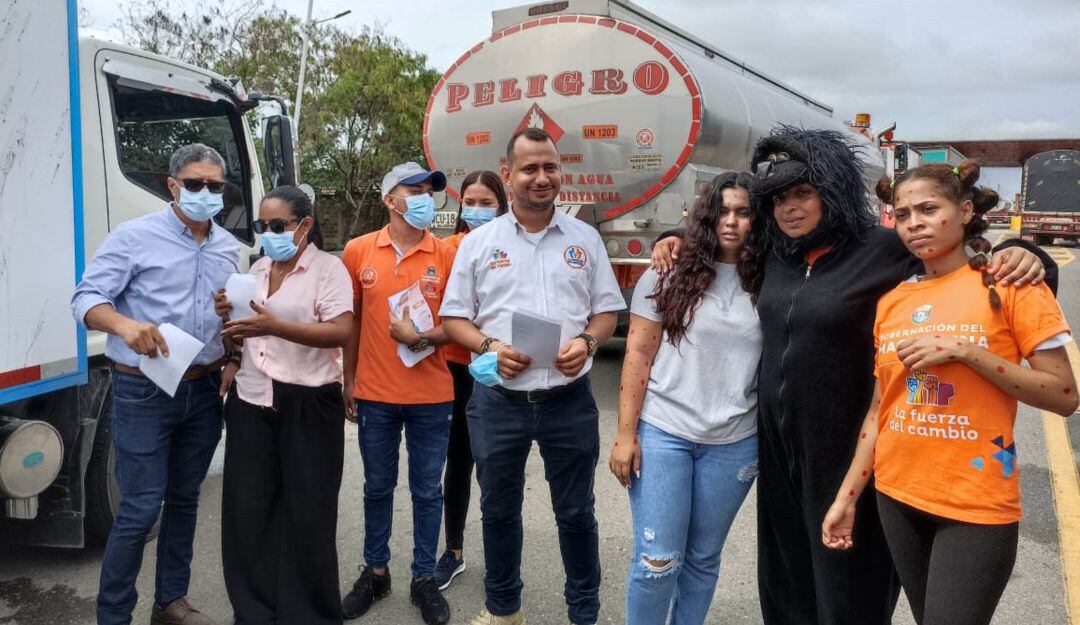 Campañas viales de sensibilización de viruela del mono. 