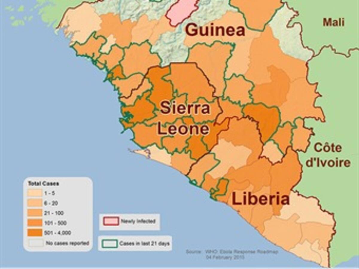 En África 300 nuevos caso de ébola se presentan en cuatro días
