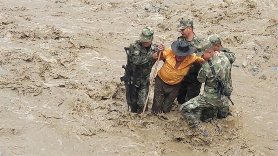 Ayapel, Puerto Libertador, Montelíbano, Buenavista y La Apartada son las zonas que se mantienen en riesgo por creciente de ríos. Foto: Colprensa