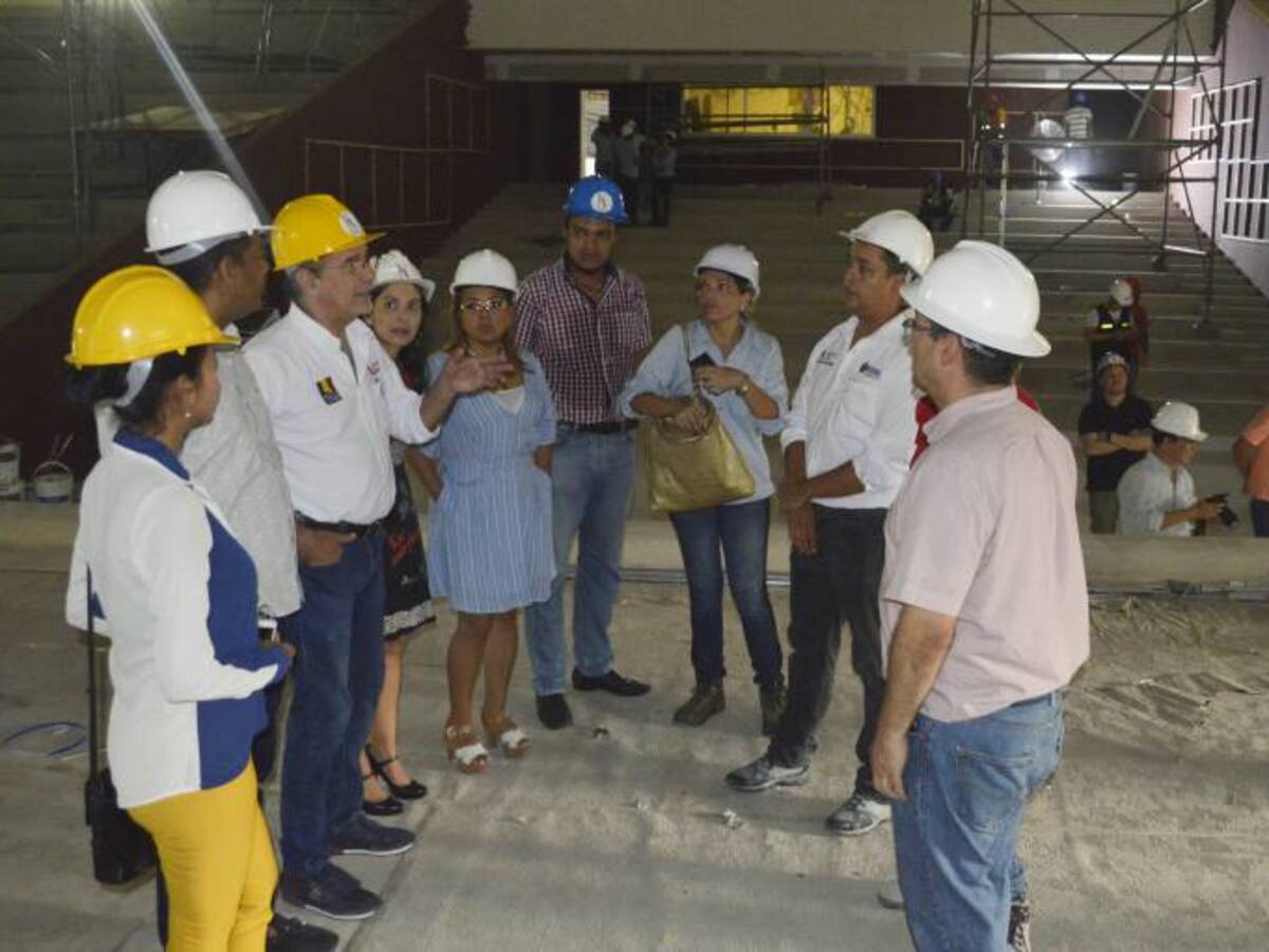 Obras del Teatro en UniAtlántico estarán listas en próximos días: Gobernador