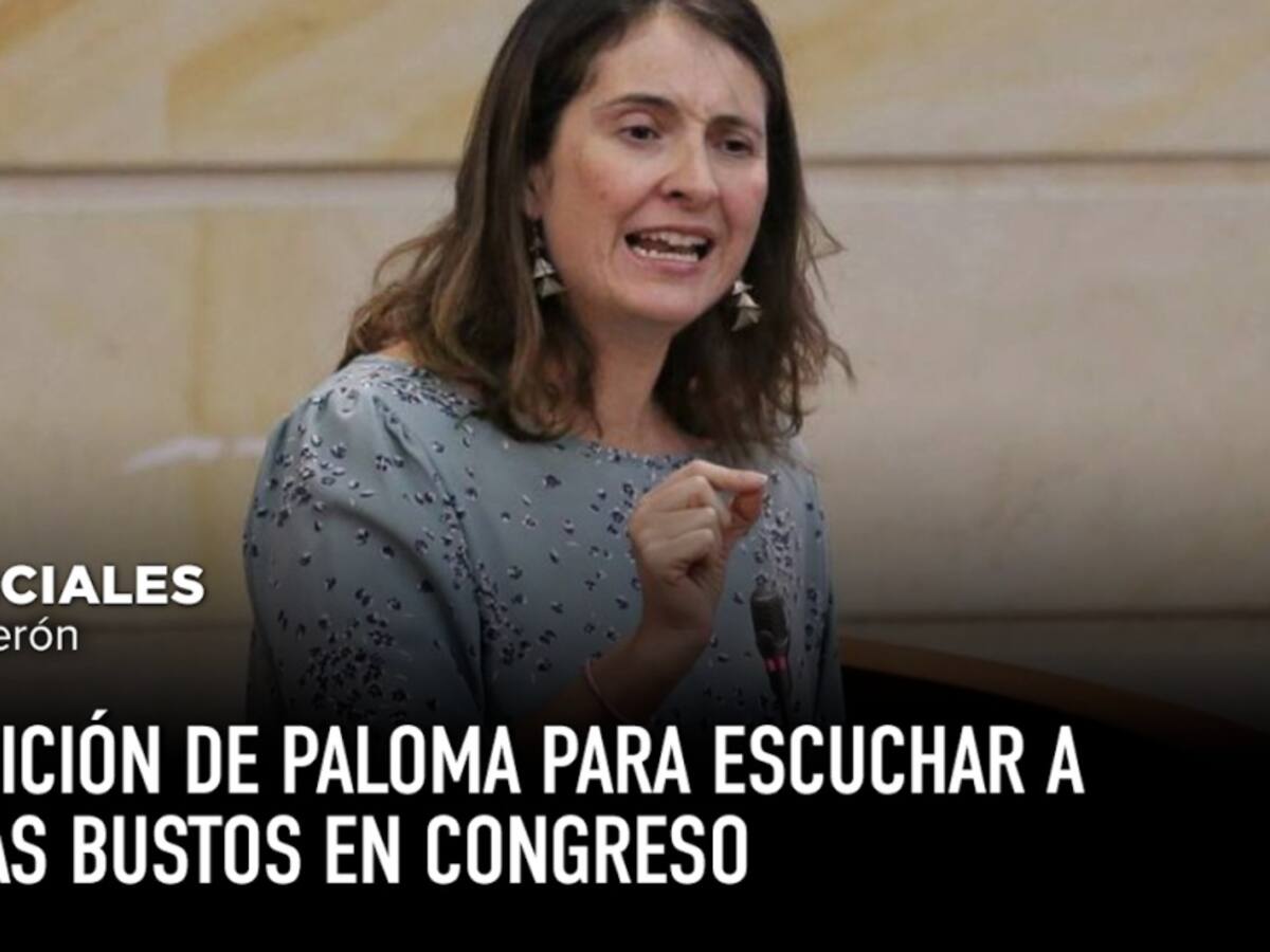 Proposición de Paloma para escuchar a Leonidas Bustos en el Congreso