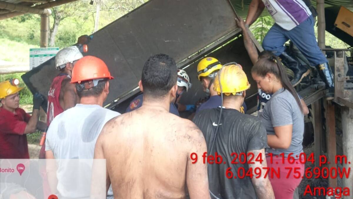 En un accidente minero un trabajador murió y otro quedó herido en Amagá
