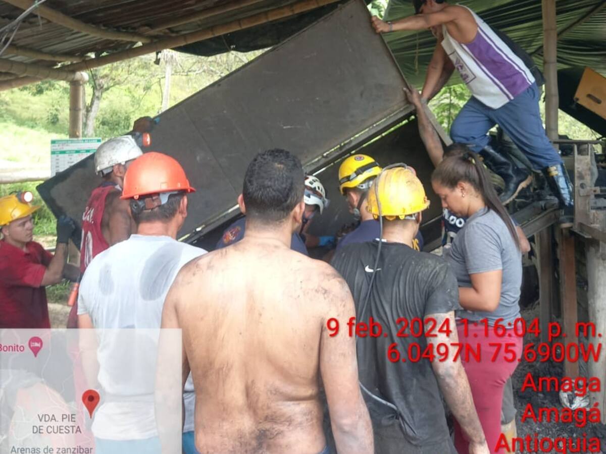En un accidente minero un trabajador murió y otro quedó herido en Amagá