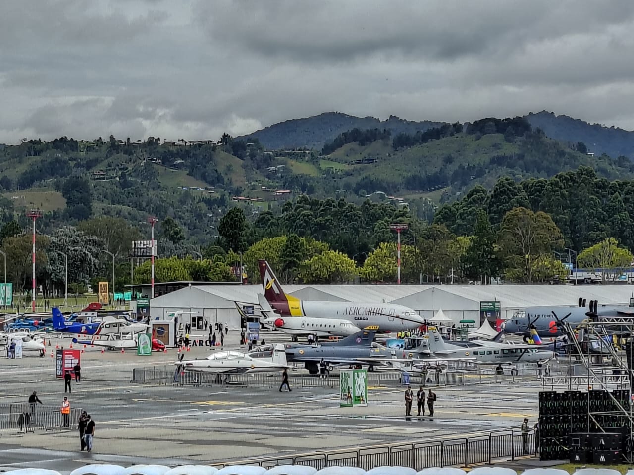 Feria Internacional Aeronáutica y Espacial F-AIR 2025. Foto: Caracol Radio.