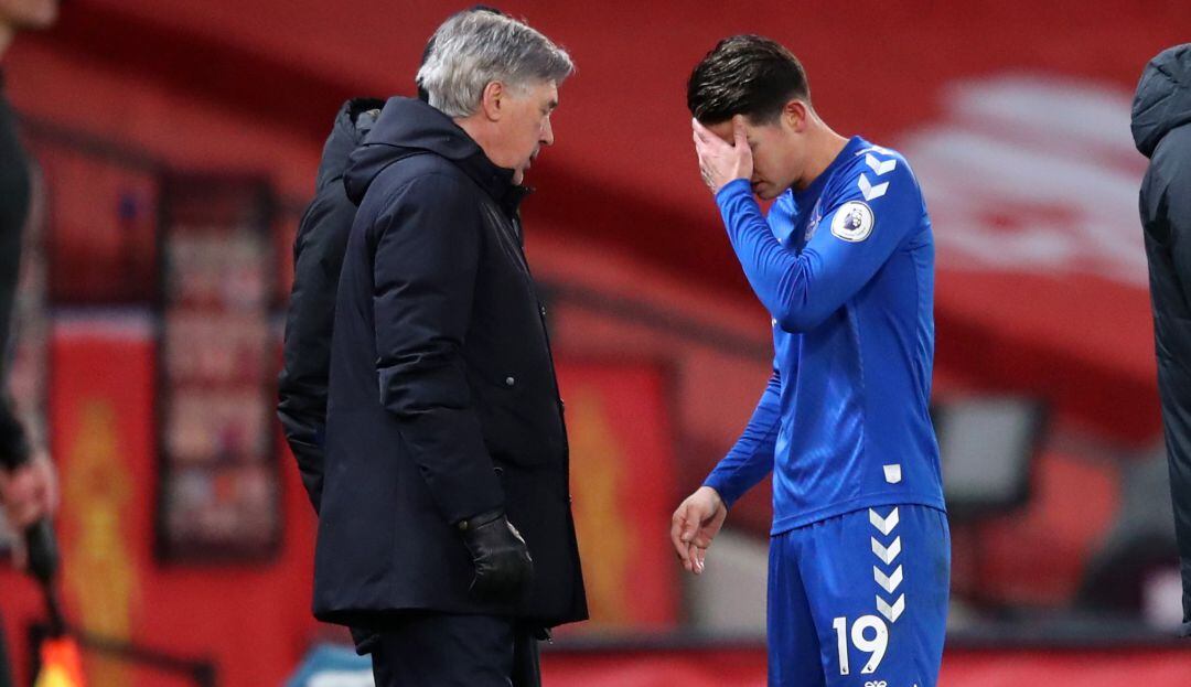 Carlo Ancelotti habló de James Rodríguez por primera vez luego de su salida de Everton