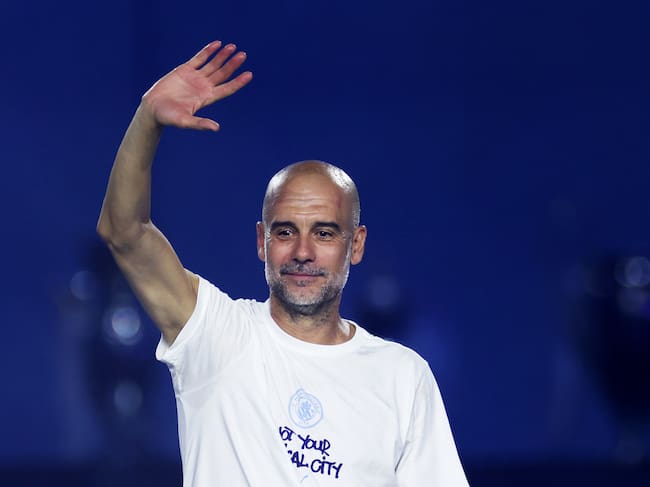 Pep Guardiola rompería el mercado para dirigir a una histórica selección en el Mundial 2030. (Photo by Lewis Storey/Getty Images)