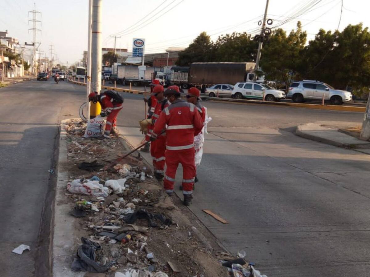Veolia Aseo Cartagena reanudó operación de recolección de basuras