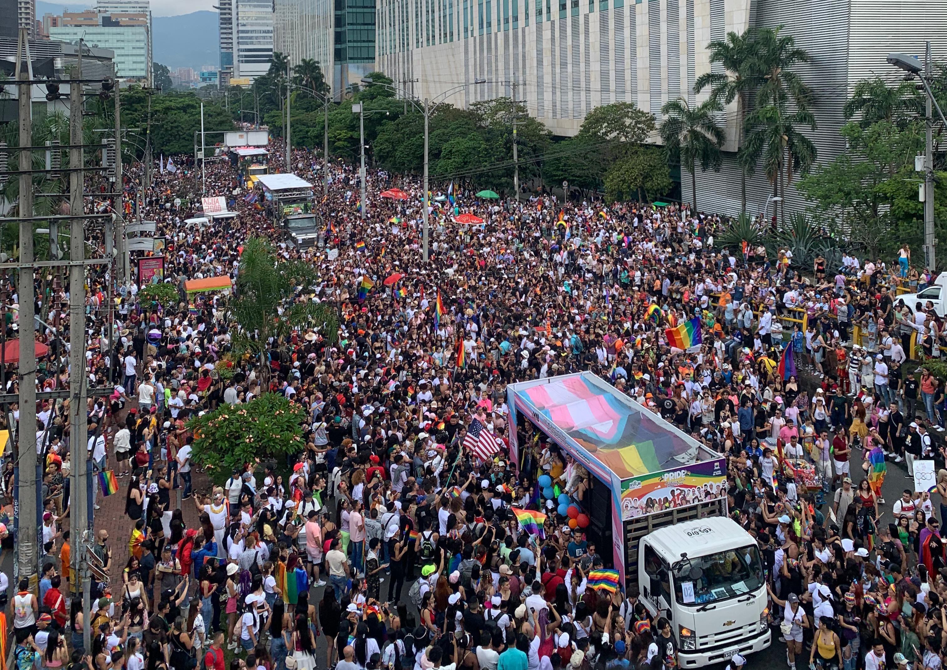 Marcha LGBTIQ+ Medellín. Foto: Cortesía
