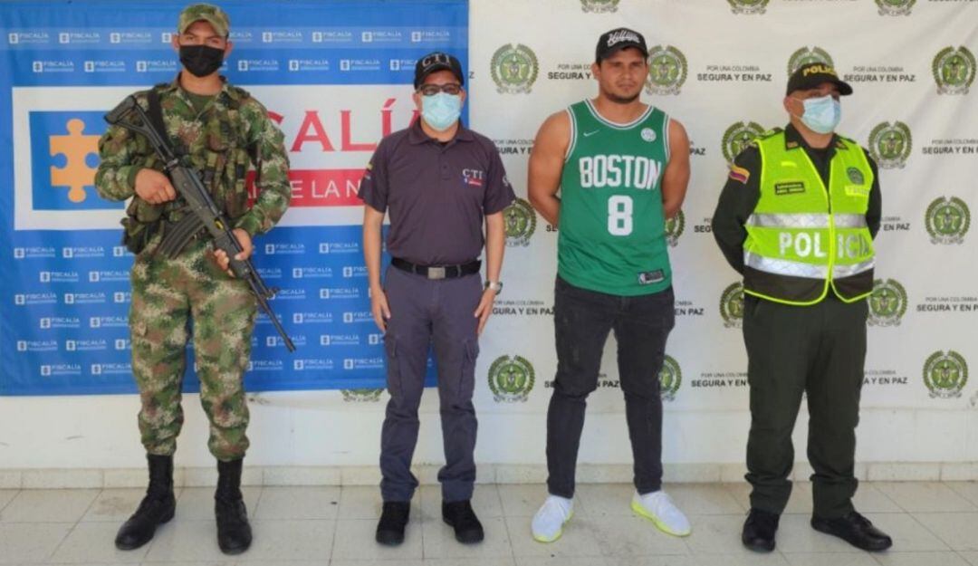 Andrés Camilo Villarreal, fue capturado en Chiriguaná, Cesar