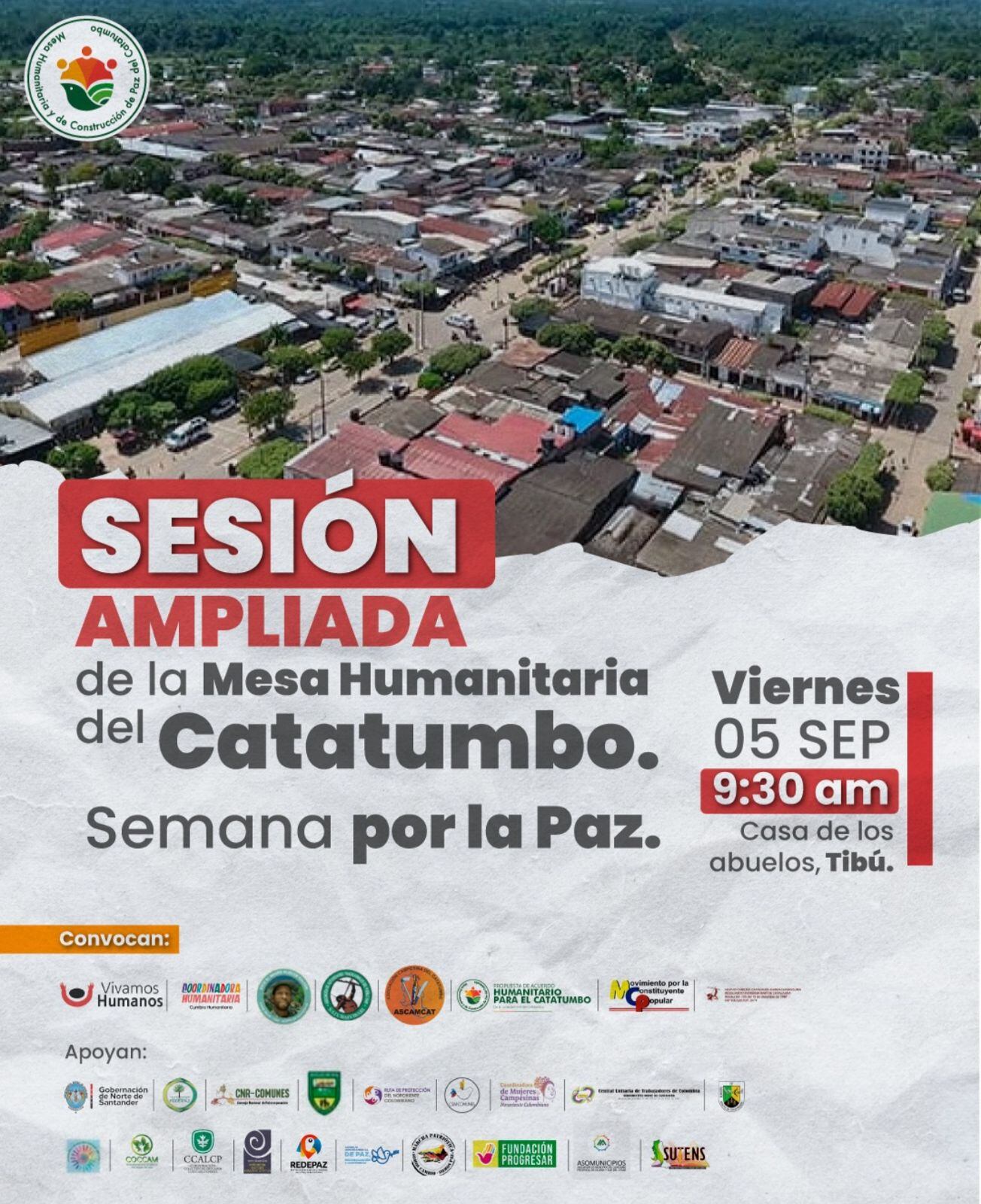 Mesa Humanitaria en Tibú. / Foto: Cortesía.