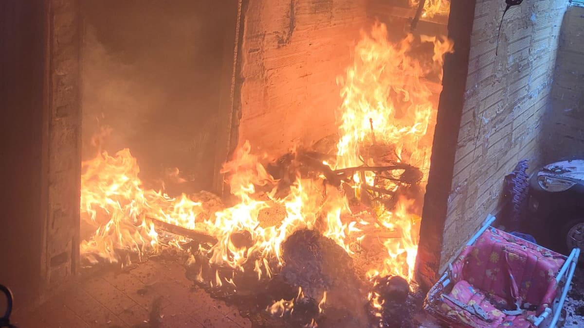Controlan incendio en una vivienda de Bucaramanga