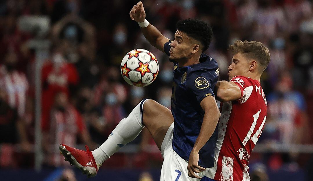 Luis Díaz frente al Atlético de Madrid