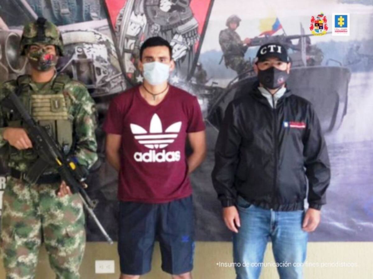Asegurado presunto integrante de disidencias de las FARC por homicidio