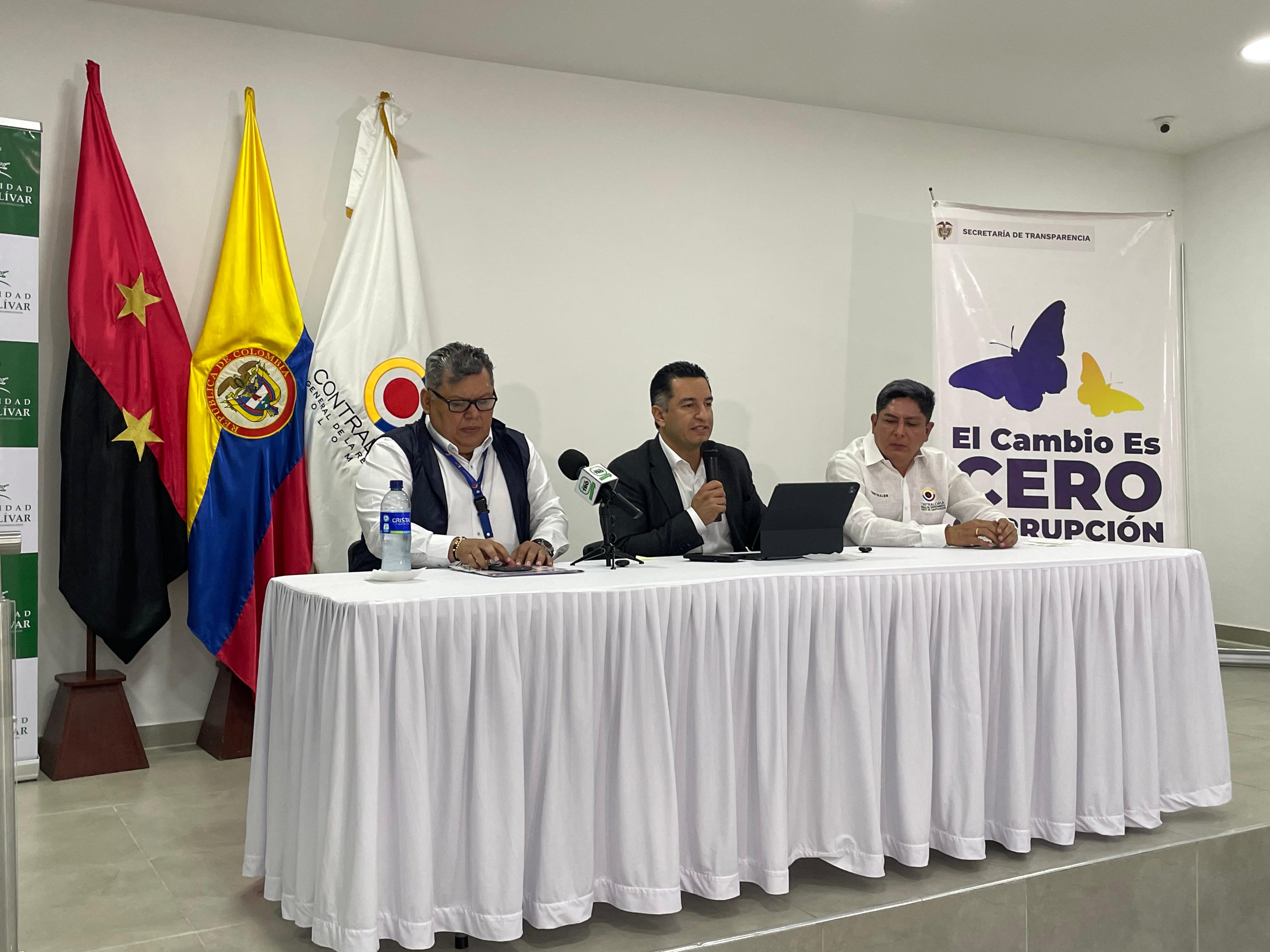 Secretario de Transparencia, Andrés Idárraga, en su visita a Cúcuta / Foto: Caracol Radio