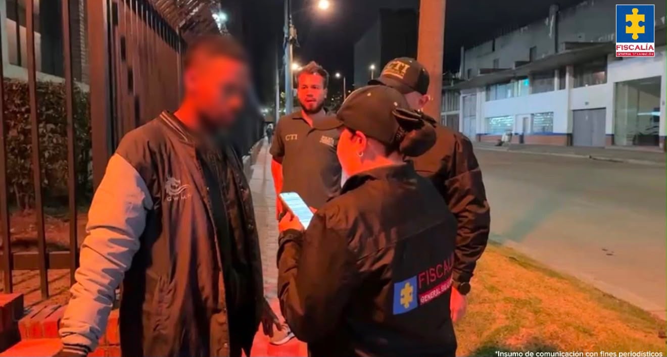 Hombre que estaría relacionado con la muerte de una menor hallada en una alcantarilla, fue capturado por el CTI. Foto: CTI de la Fiscalía.