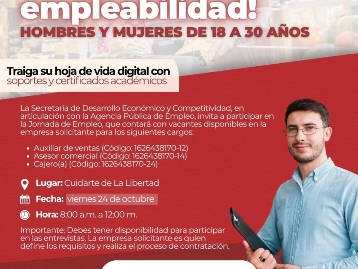 Empresas ofrecerán más de 80 empleos a jóvenes cucuteños