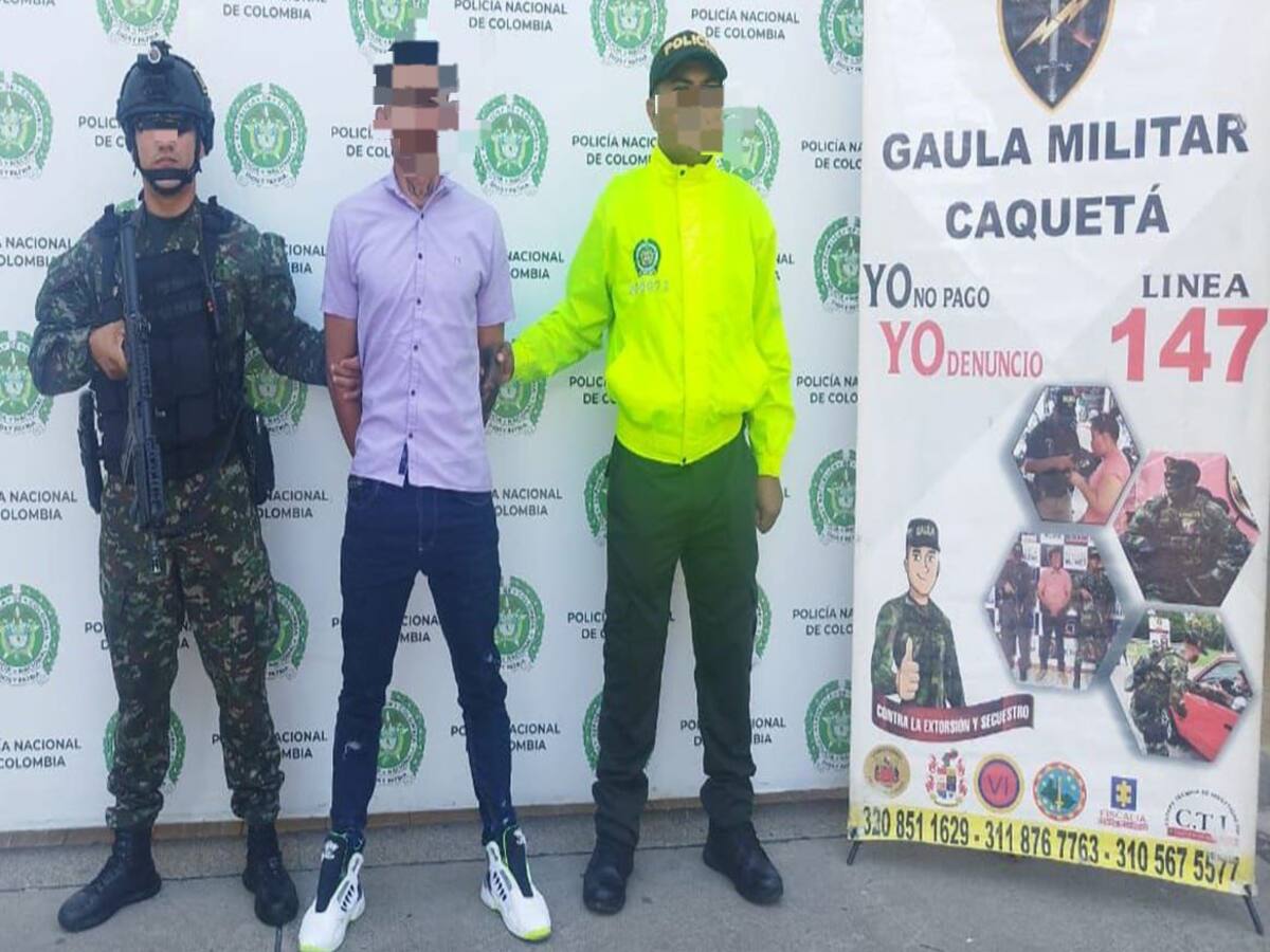 Ejército desmantela banda dedicada a la extorsión que operaba en Bogotá, Quindío y Caldas