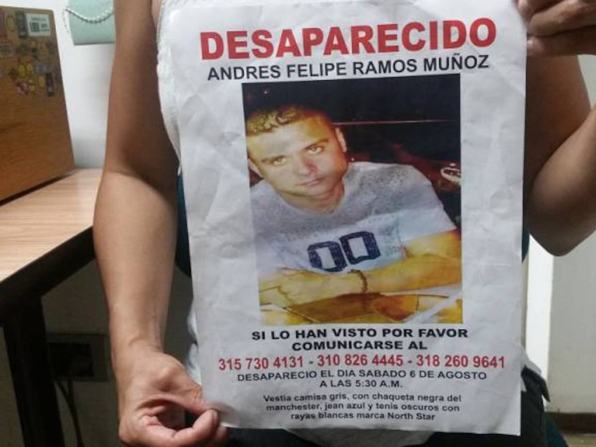 "Plantón" por regreso de Andrés Felipe Ramos, desaparecido el pasado seis de agosto en Cali