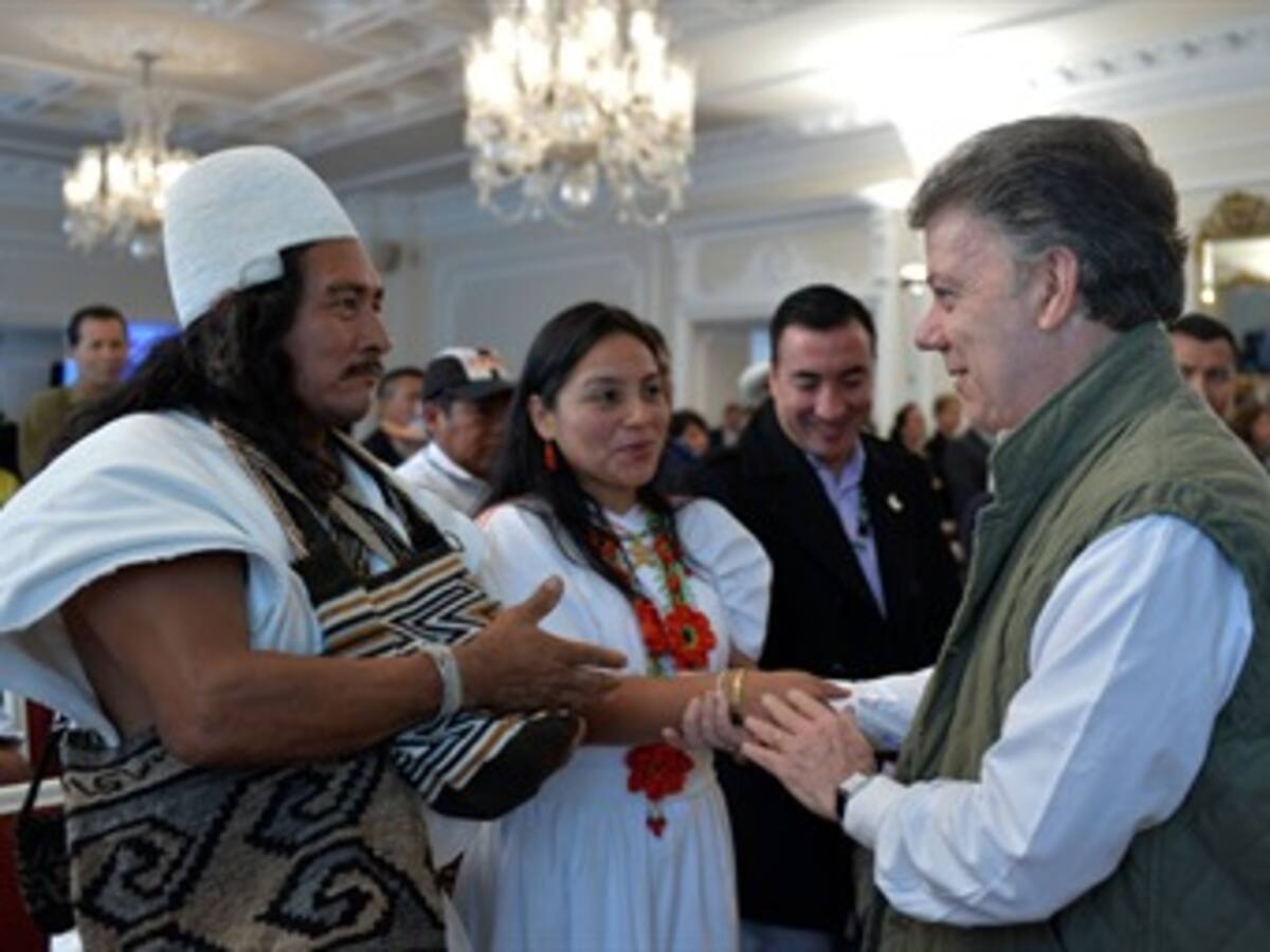 Pueblos indígenas podrán asumir su administración presupuestal: Santos