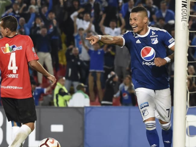 Tripleta de Ayron y Millonarios toma vida en la Libertadores