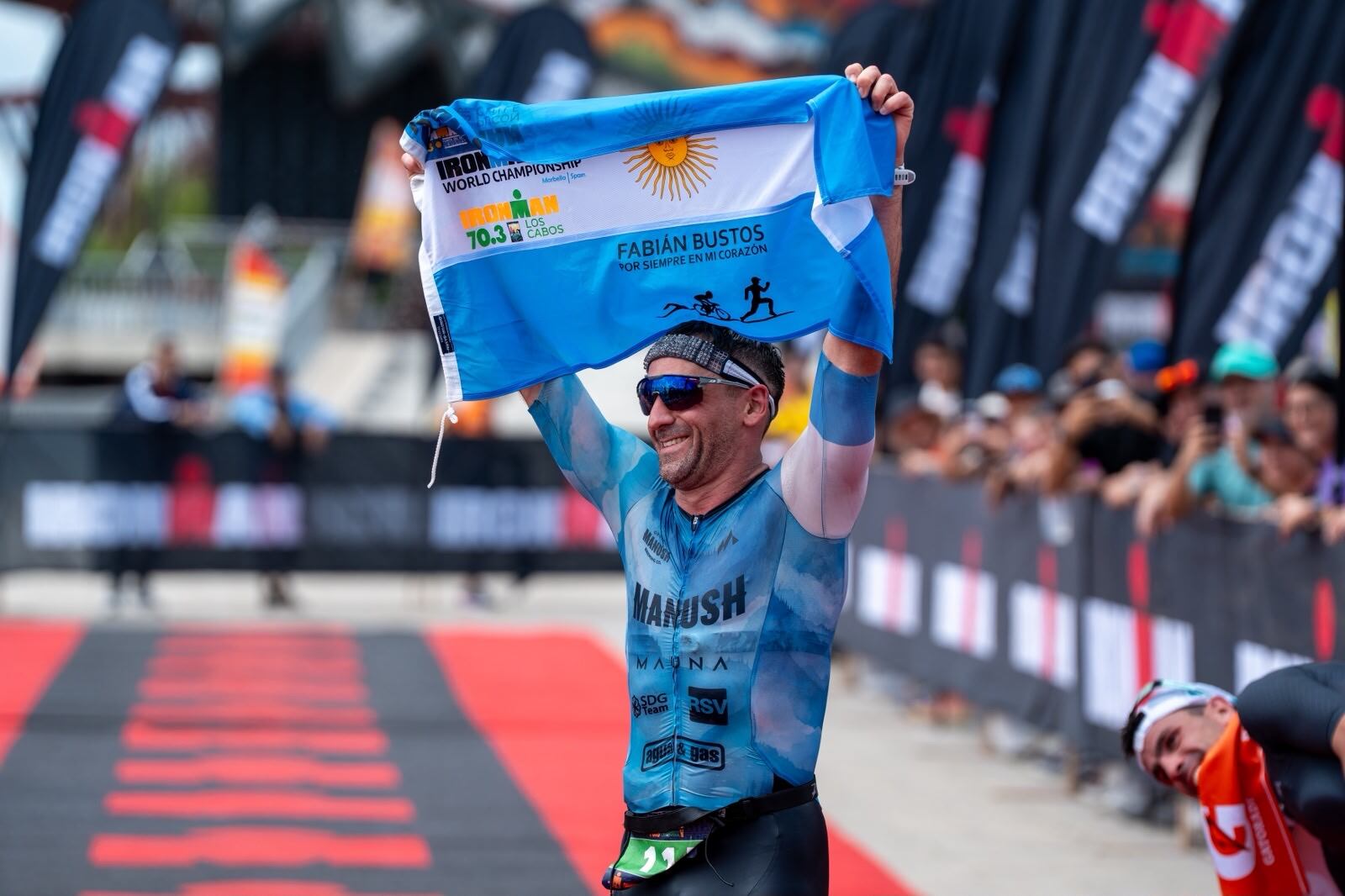 En la categoría masculina el triunfo fue para el argentino Mateo Bustos / Foto: Alcaldía de Barranquilla.