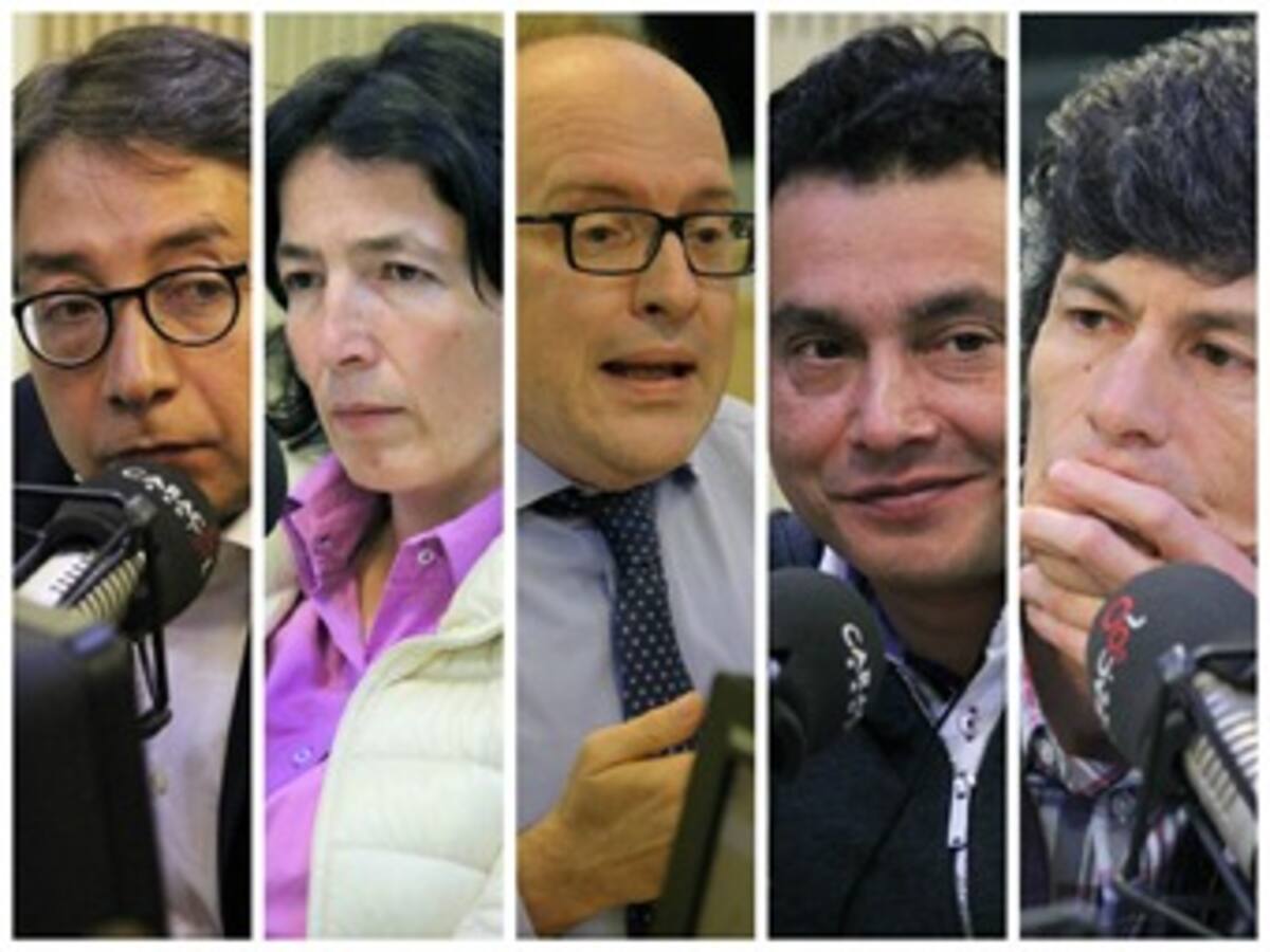 Panelistas del 1 de julio en Hora 20