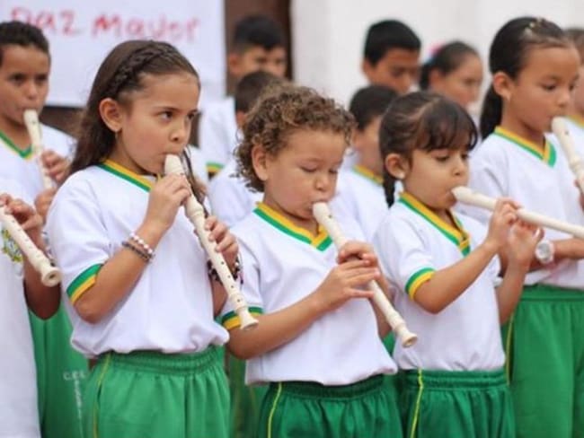 &#039;Sinfonía en Paz Mayor&#039;: una orquesta de niños víctimas del conflicto