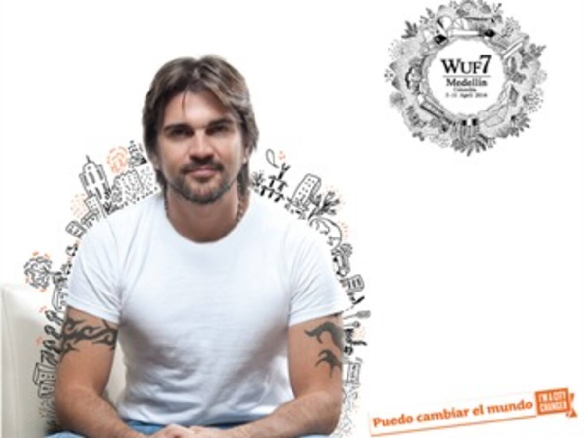 Juanes se reunirá hoy con jóvenes en el Foro Urbano Mundial Medellín 2014