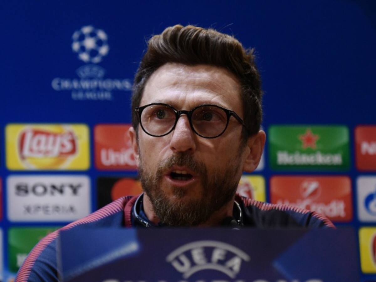 Tenemos el deber de intentarlo: Di Francesco, DT de la Roma