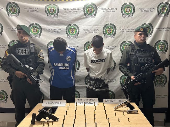 Caen dos presuntos jóvenes sicarios: integrarían peligrosa banda criminal del norte del Valle