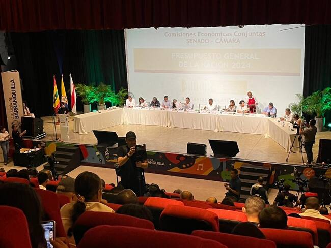 Sesión del Congreso en Barranquilla./ Foto: Twitter Mindeportes