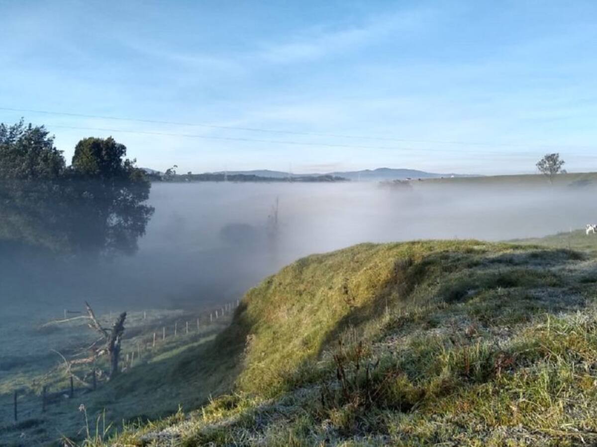 Las heladas también tienen en alerta roja a Antioquia