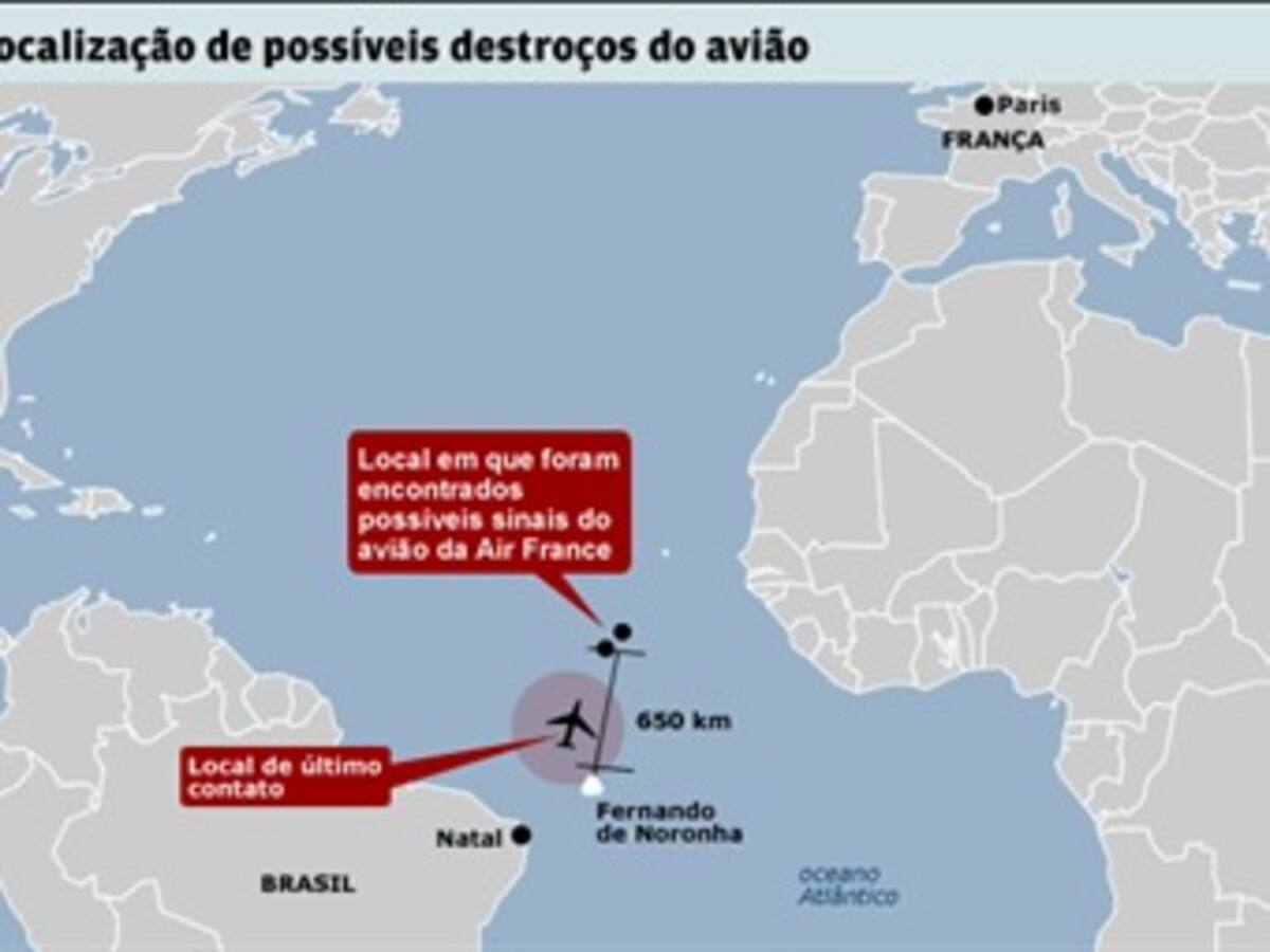 Brasil confirma que los restos del avión encontrados son los del Air France