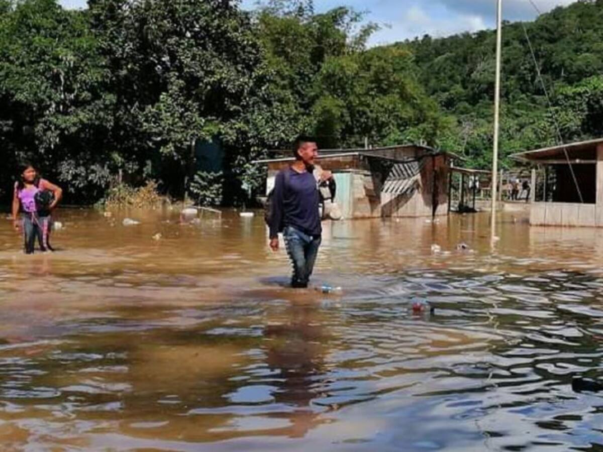 Lluvias y crecientes de ríos generan inundaciones en resguardo Barí