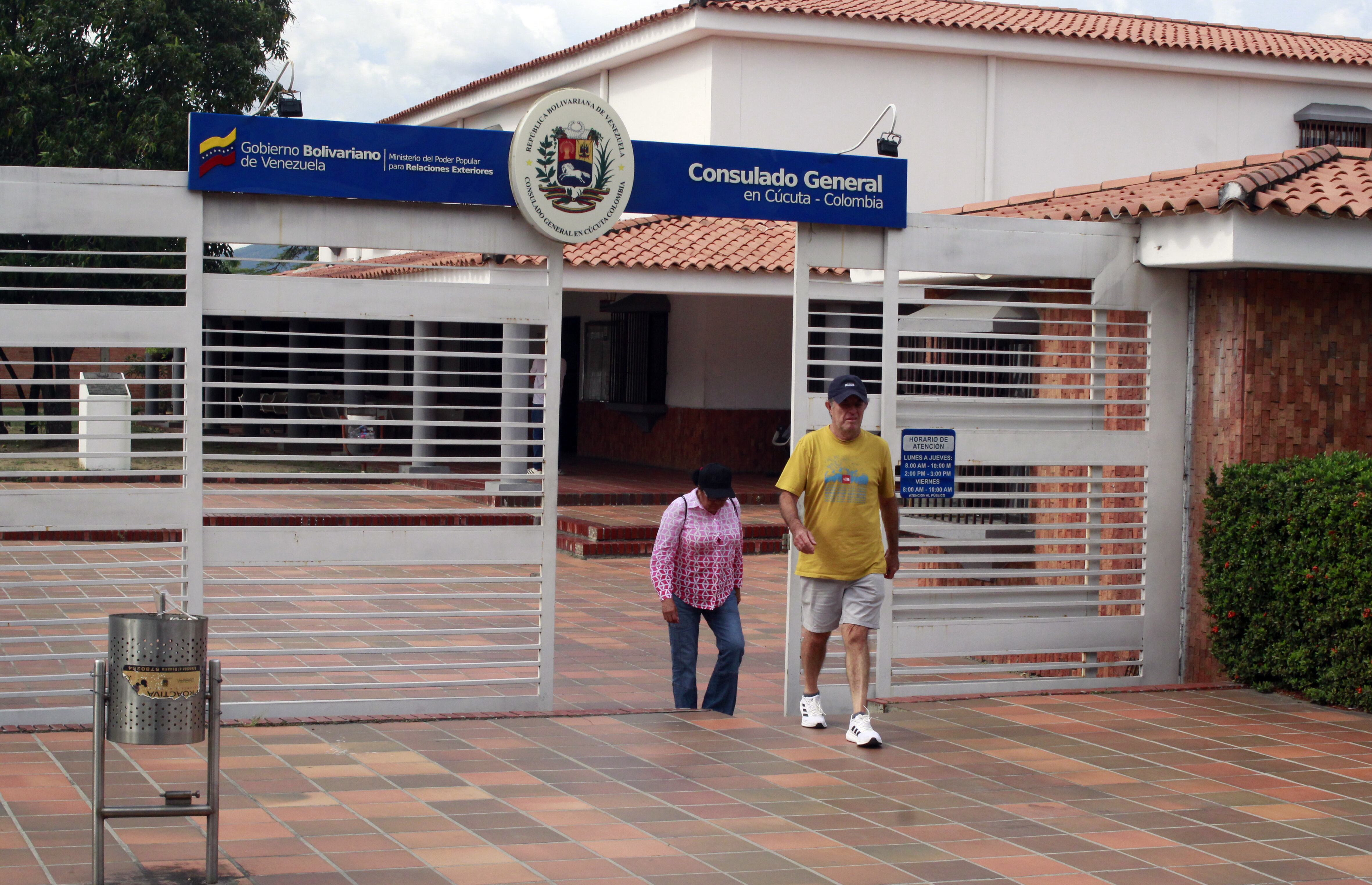 Consulado de Venezuela en Cúcuta /Foto EFE/ Mario Caicedo