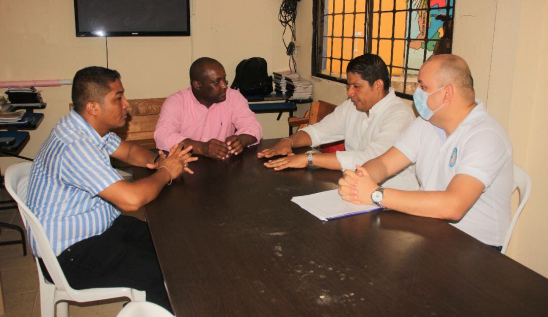 Visita Consejero Presidencial de DD.HH, Jefferson Mena en Malambo