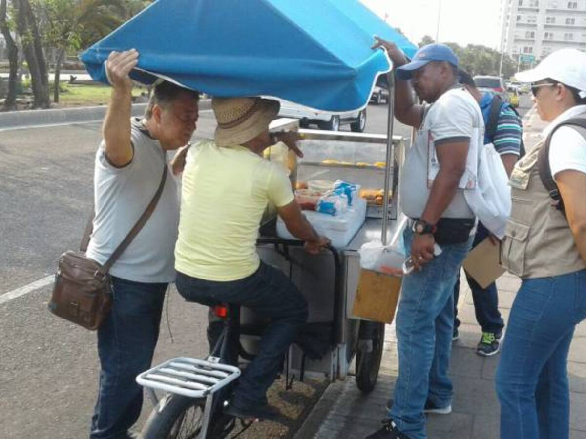 Realizan operativos de control del espacio publico en sector turístico de Cartagena