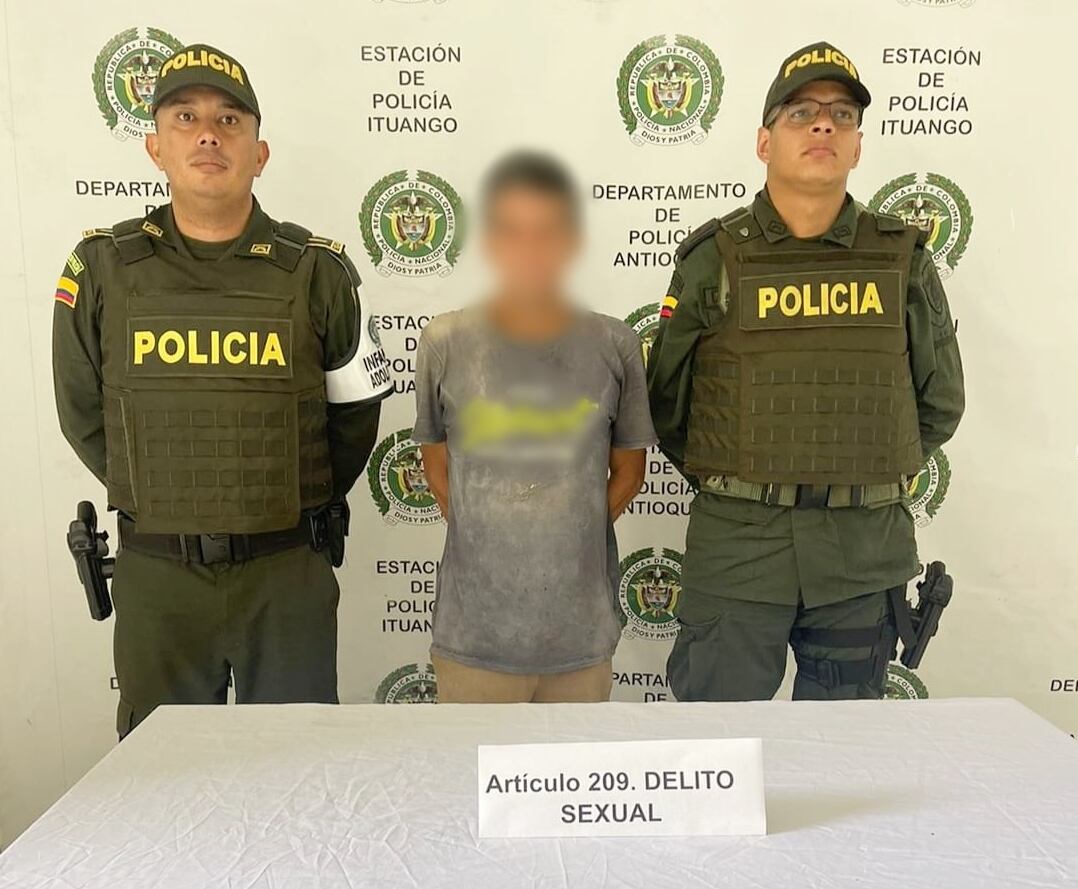 Capturado Ituango- foto policía Antioquia