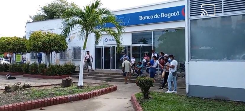 Hurto en banco en Puerto Wilches.