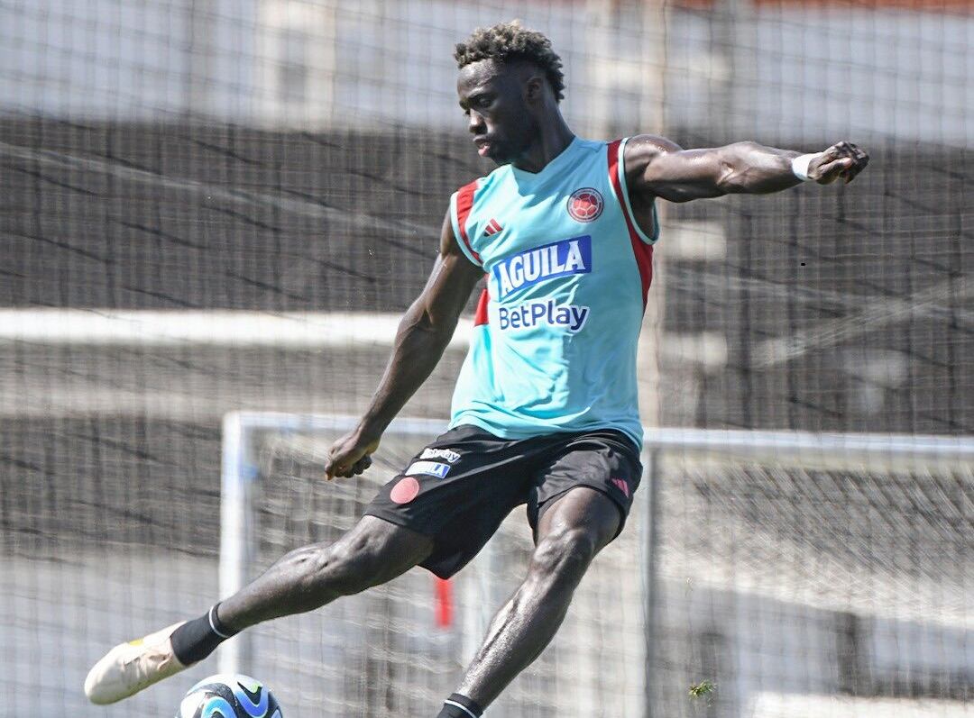 Dávinson Sánchez en la concentración de la Selección Colombia / FCF