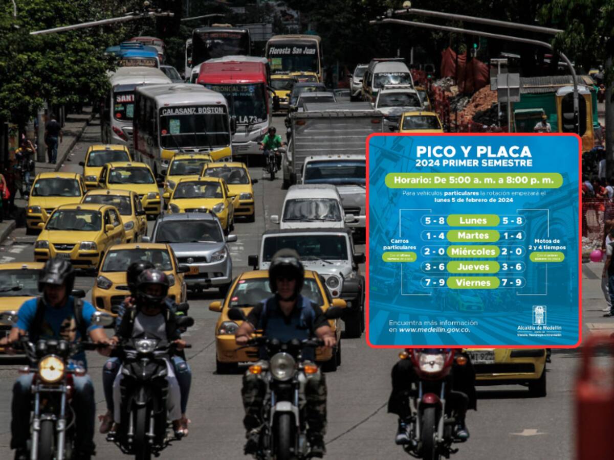 ¿Habrá semana pedagógica por rotación de pico y placa en Medellín? Alcaldía responde