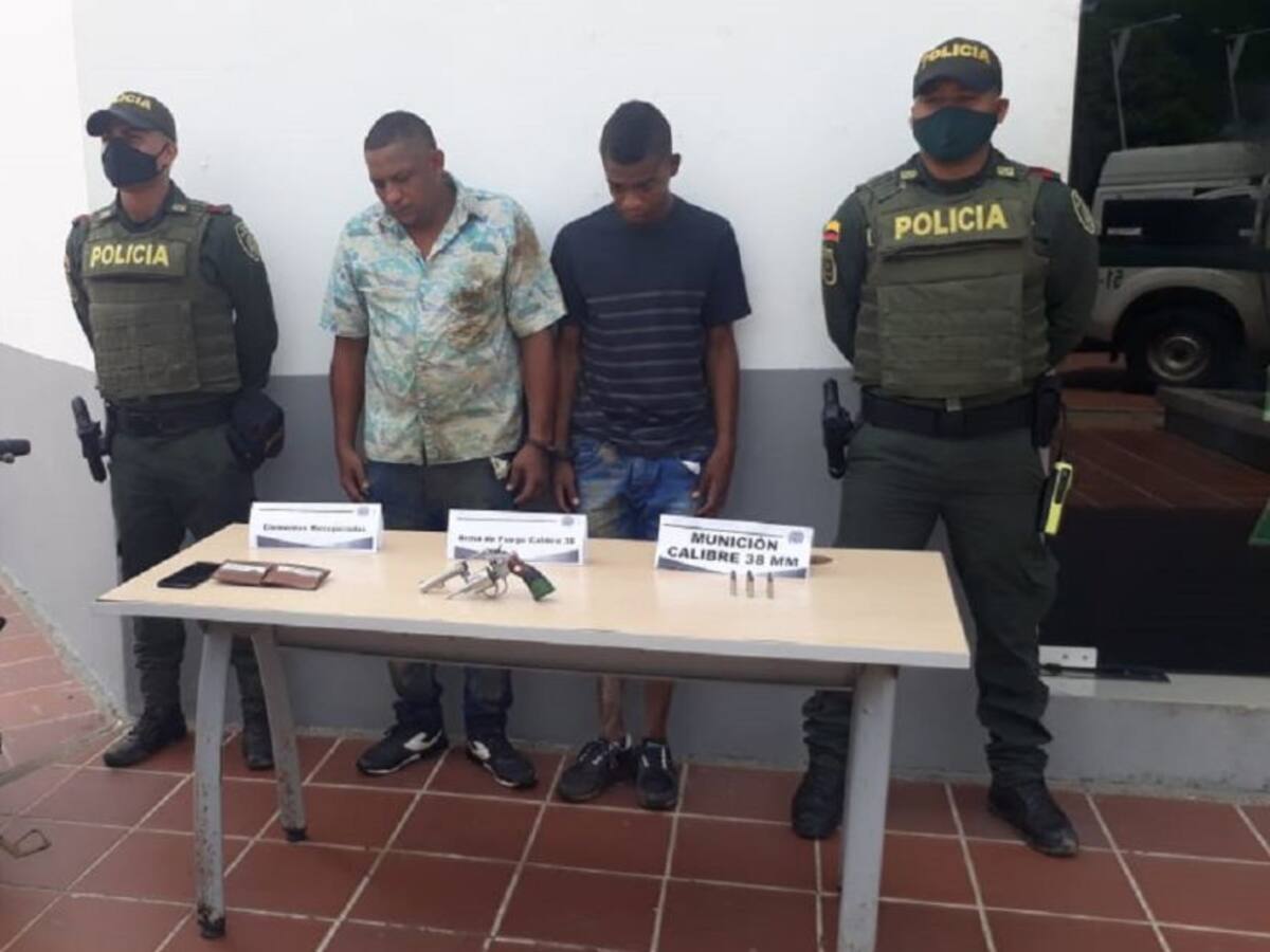Capturan a dos presuntos atracadores en Arjona, Bolívar