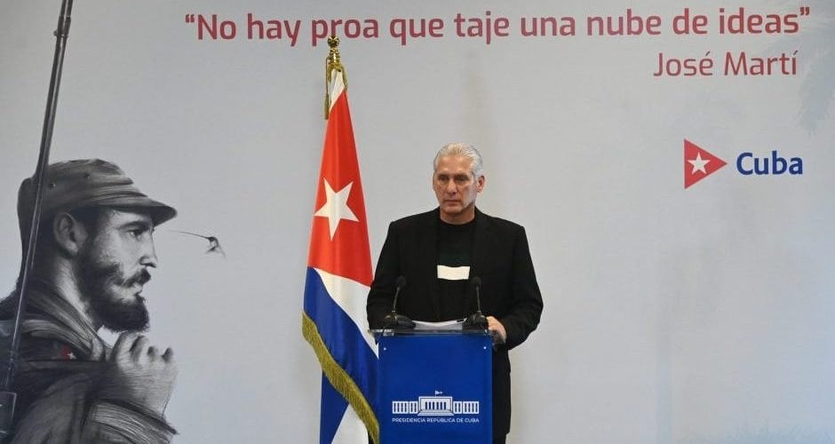 El presidente de Cuba, Miguel Díaz-Canel. Foto: PresidenciaCuba.