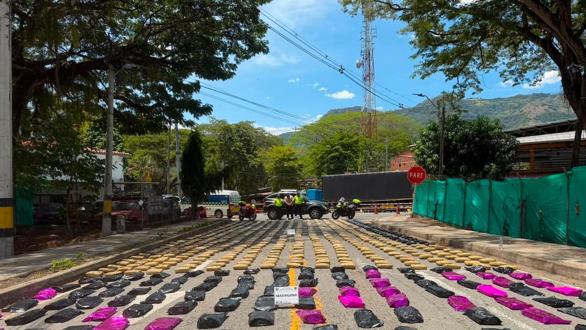 En el Suroeste fue incautado más de media tonelada de marihuana que tenía como destino Medellín